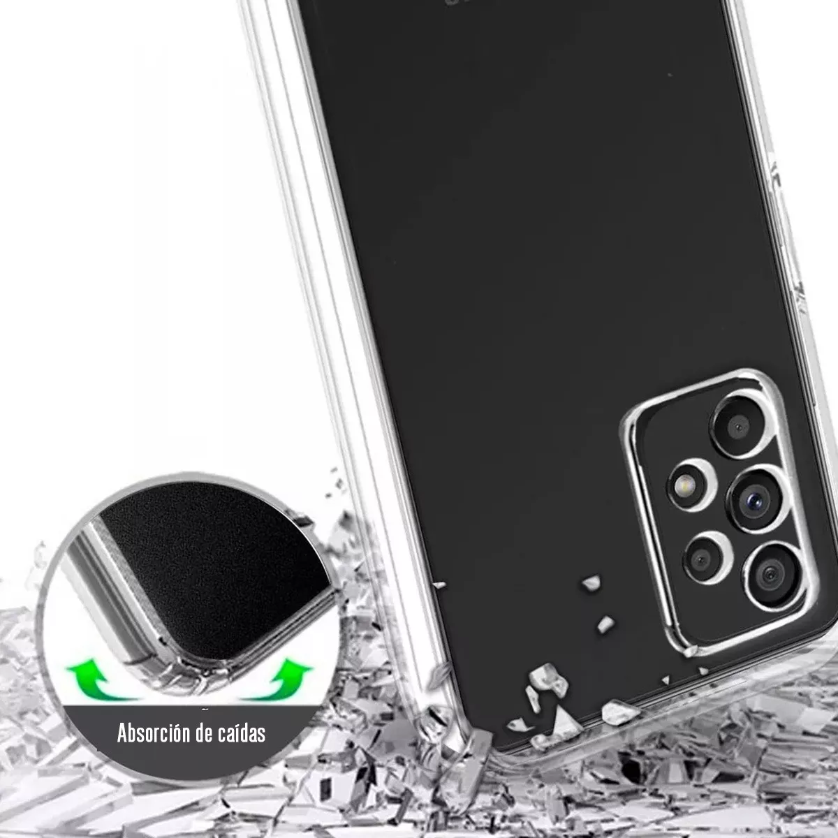 Foto 4 pulgar | Funda Para Galaxy S21 Fe Hybrid Clear Calidad Premium Anticaídas