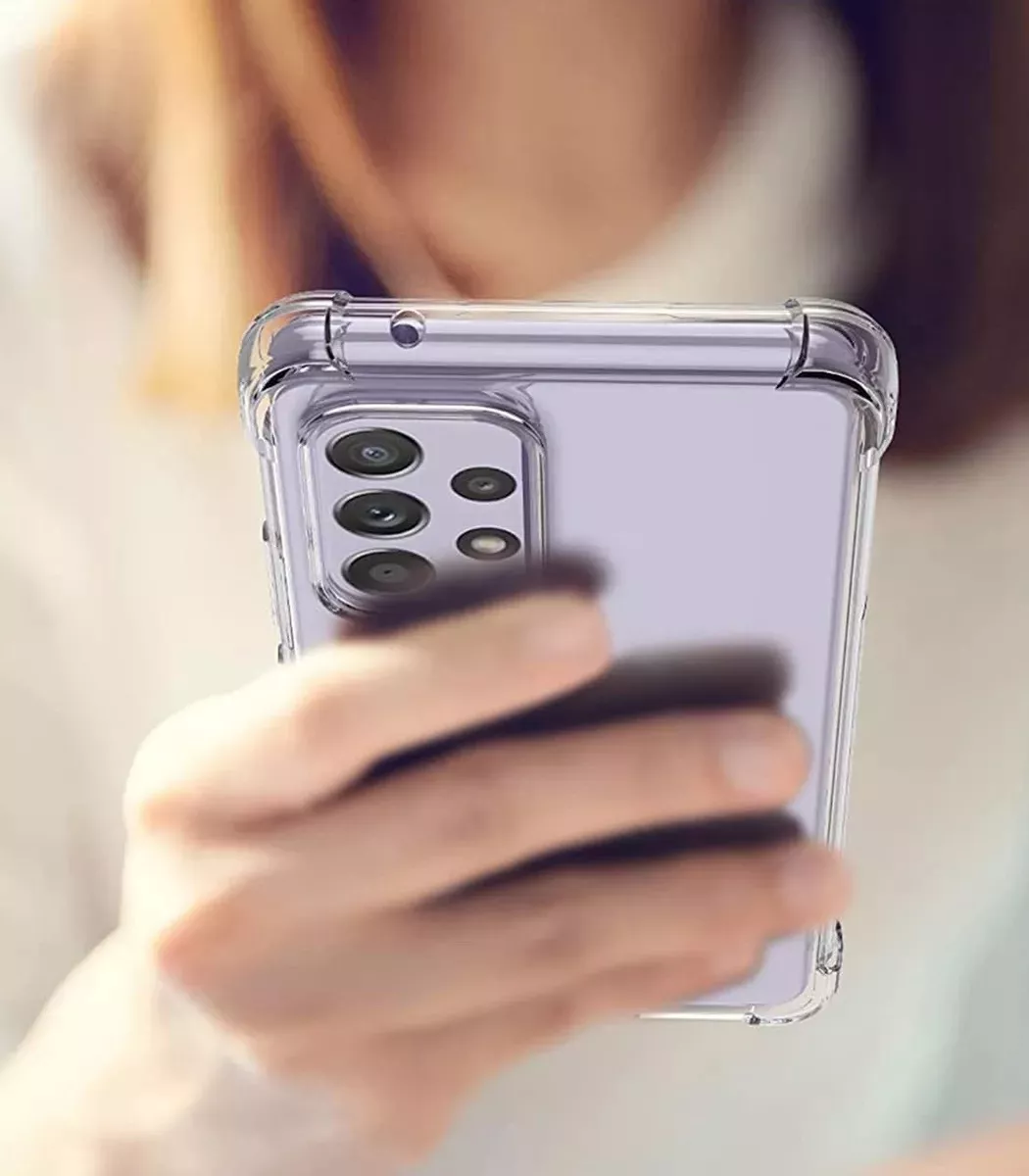 Foto 3 pulgar | Funda Para Samsung Galaxy A32 Acrigel Calidad Premium Esquinas Reforzadas Transparente
