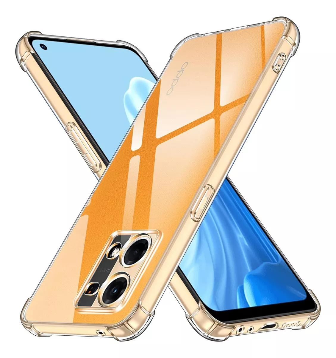 Foto 3 pulgar | Funda Para Oppo Reno 7 4g Acrigel Esquinas Reforzadas Color Transparente