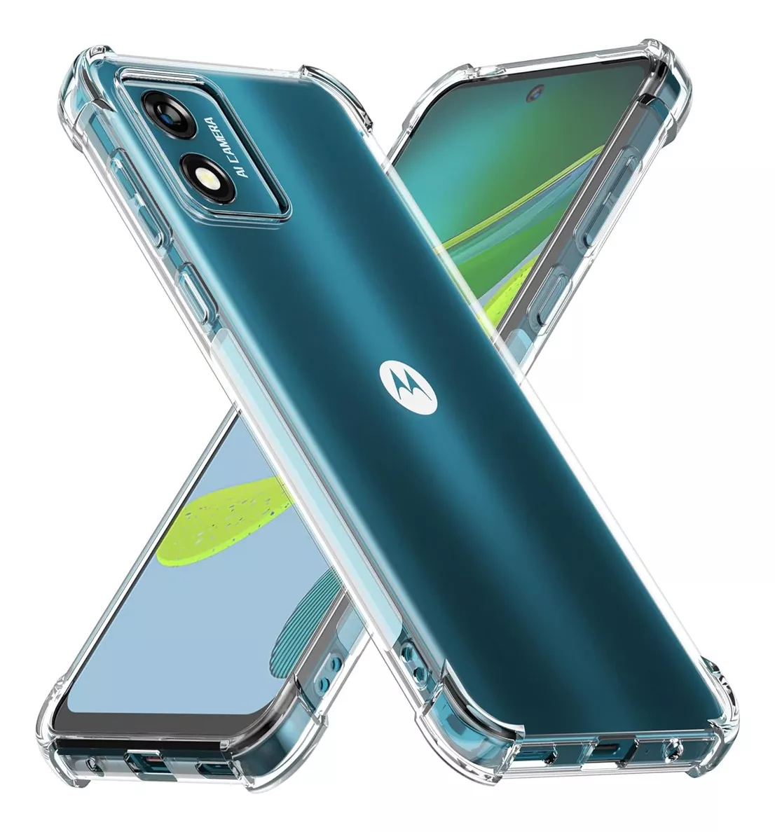 Foto 2 pulgar | Funda Para Moto E13 Acrigel Con Aribag Esquinas Reforzadas Color Transparente