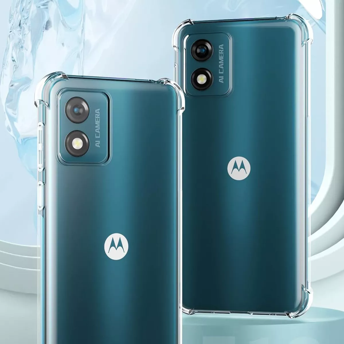 Foto 3 pulgar | Funda Para Moto E13 Acrigel Con Aribag Esquinas Reforzadas Color Transparente