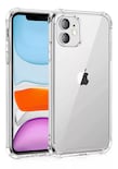 Funda Para Iphone 11 Esquinas Reforzadas Protección Airbag Transparente Iphone 11