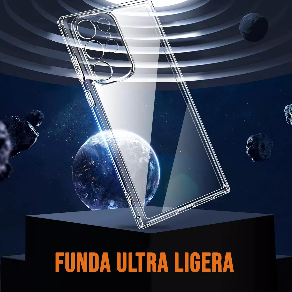 Foto 3 pulgar | Funda Para Galaxy S25 Ultra Hybrid Clear Protector Premium Refrozado
