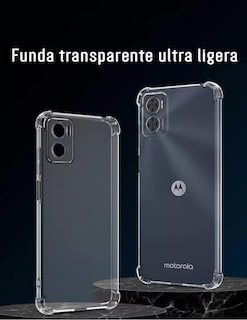 Foto 2 | Funda Para Motorola Moto E22 / E22i Kiosla Hard Shell Ligera Uso Rudo Reforzada Transparente