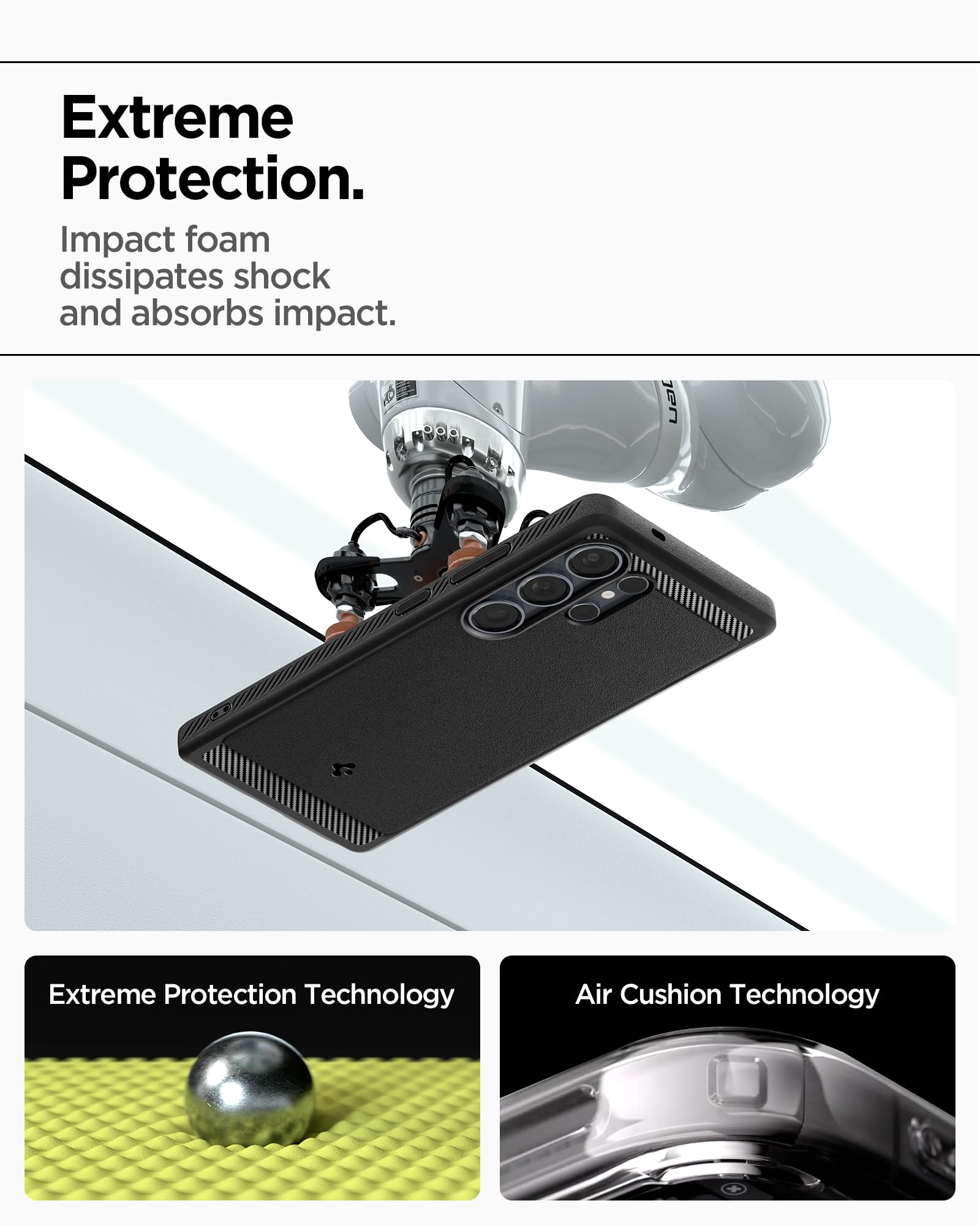 Foto 7 pulgar | Funda Spigen Rugged Armor Magfit Para Samsung Galaxy S25 Ultra - Venta Internacional.