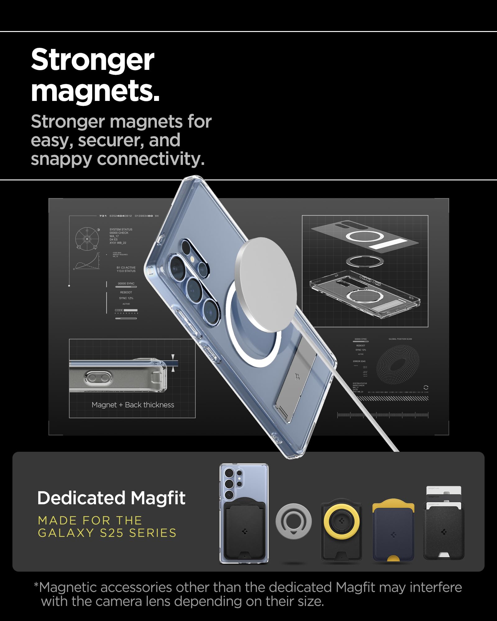 Foto 7 pulgar | Funda Spigen Ultra Hybrid S Magfit Para Samsung Galaxy S25 Ultra - Venta Internacional.