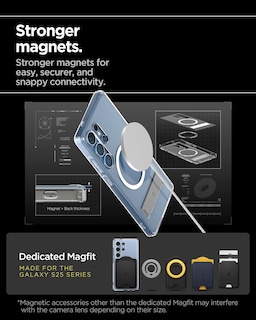 Foto 6 | Funda Spigen Ultra Hybrid S Magfit Para Samsung Galaxy S25 Ultra - Venta Internacional.