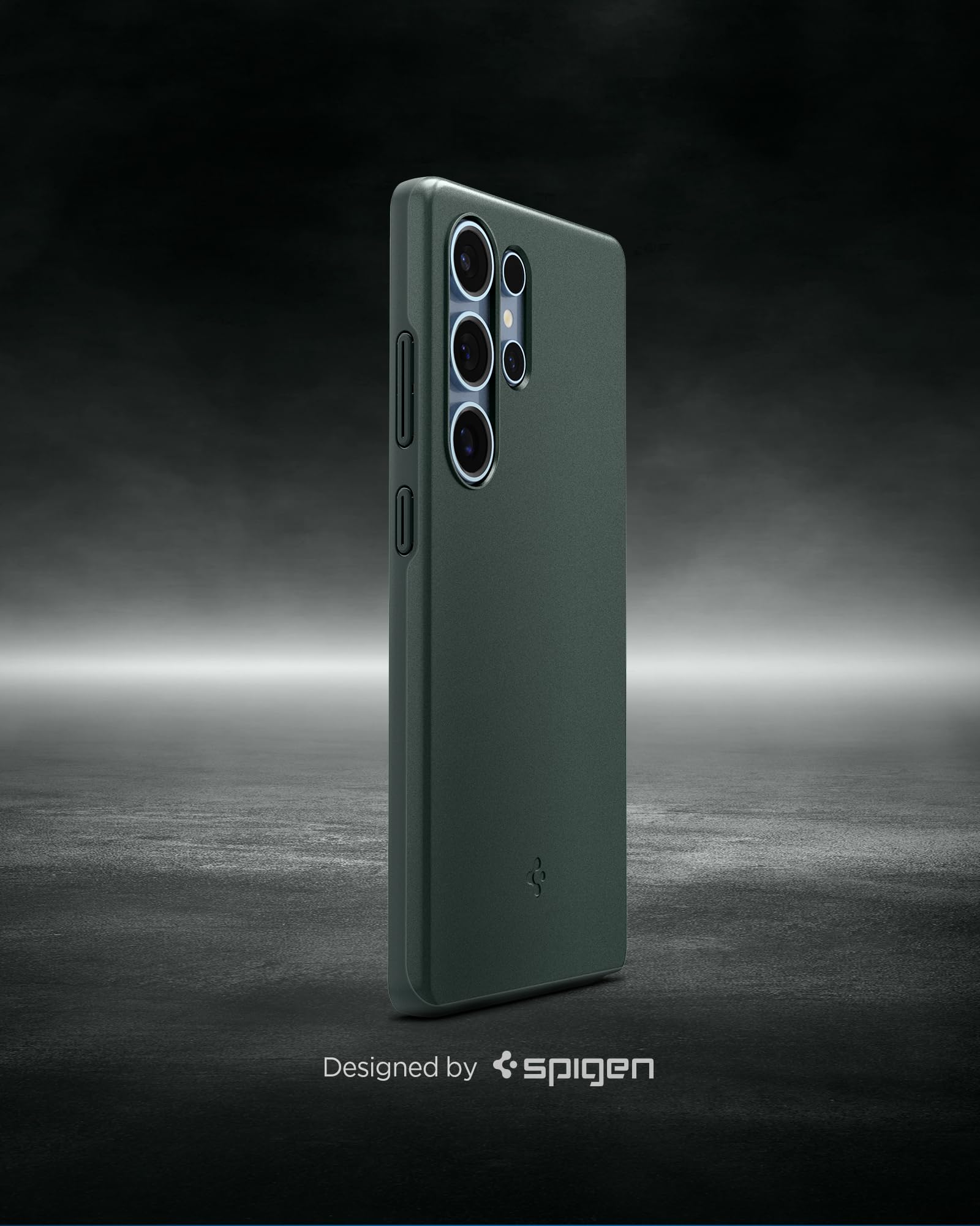 Foto 6 pulgar | Funda Spigen Thin Fit Magfit Para Galaxy S25 Ultra, Color Verde Abismo - Venta Internacional.