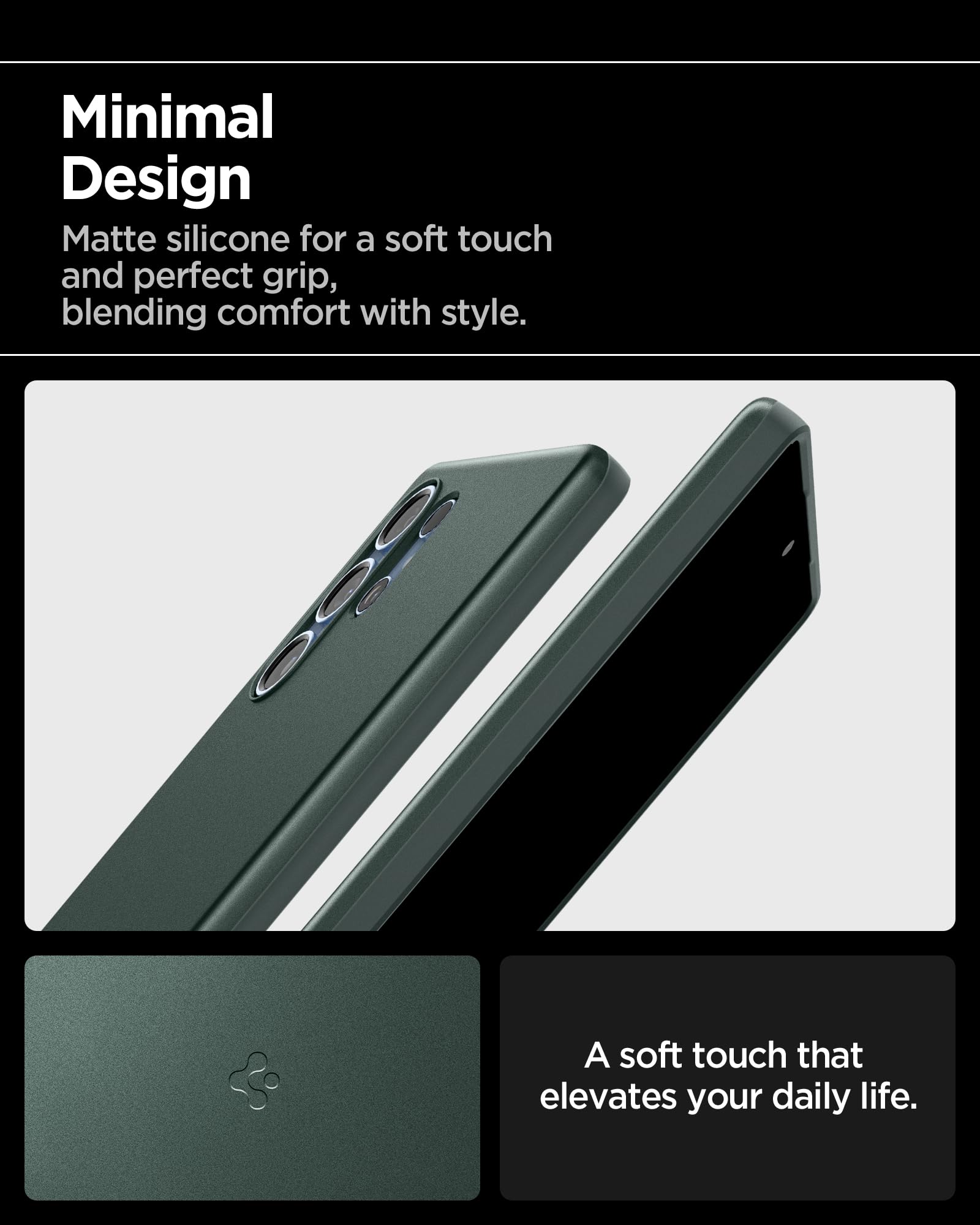 Foto 8 pulgar | Funda Spigen Thin Fit Magfit Para Galaxy S25 Ultra, Color Verde Abismo - Venta Internacional.