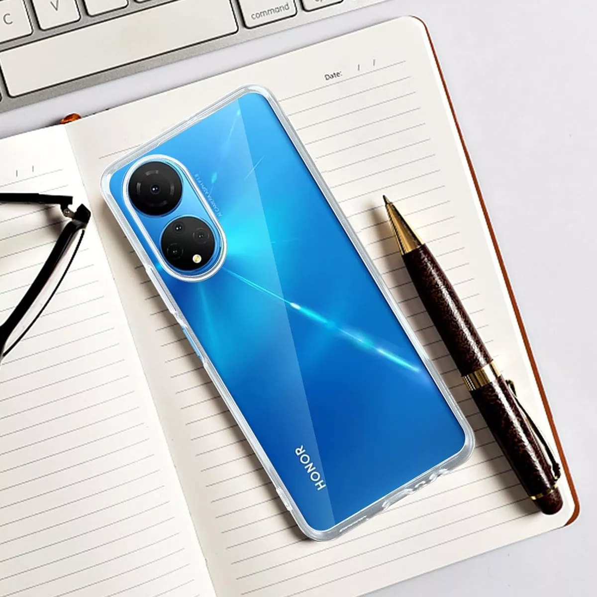 Foto 3 pulgar | Funda Kiosla para Honor X7 Hybrid Clear Case Premium Reforzada