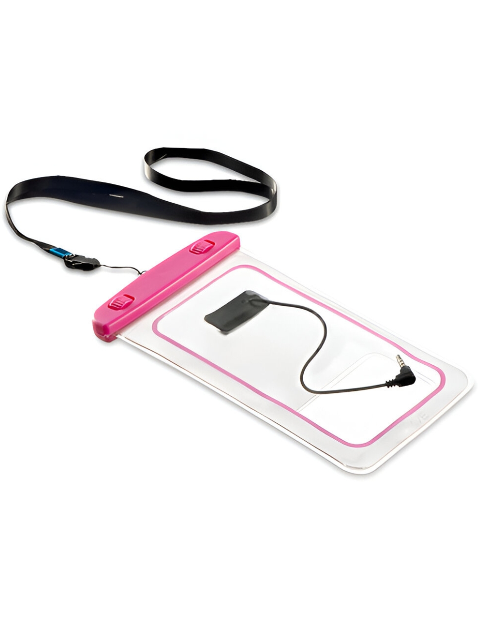 Foto 2 pulgar | Funda Impermeable Universal Para Celular Ic7183 Iwave Color Rosa