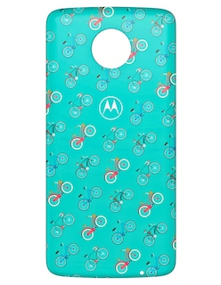 Foto 1 | Cubierta Style Shell Para Motorla Z Diseño Bikes Color Menta