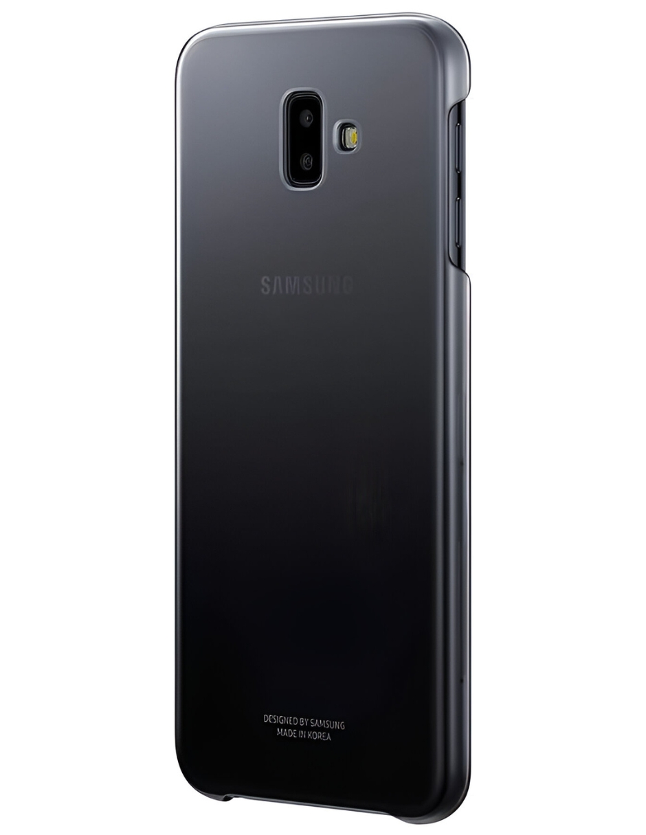 Foto 3 pulgar | Funda Para Celular Samsung J6 Plus Samsung Color Negro Degradado