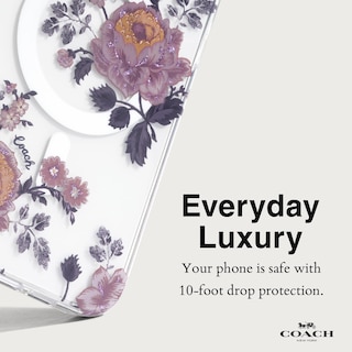 Foto 3 | Funda De Teléfono Coach Moody Floral Para Iphone 15 Pro Max - Venta Internacional.