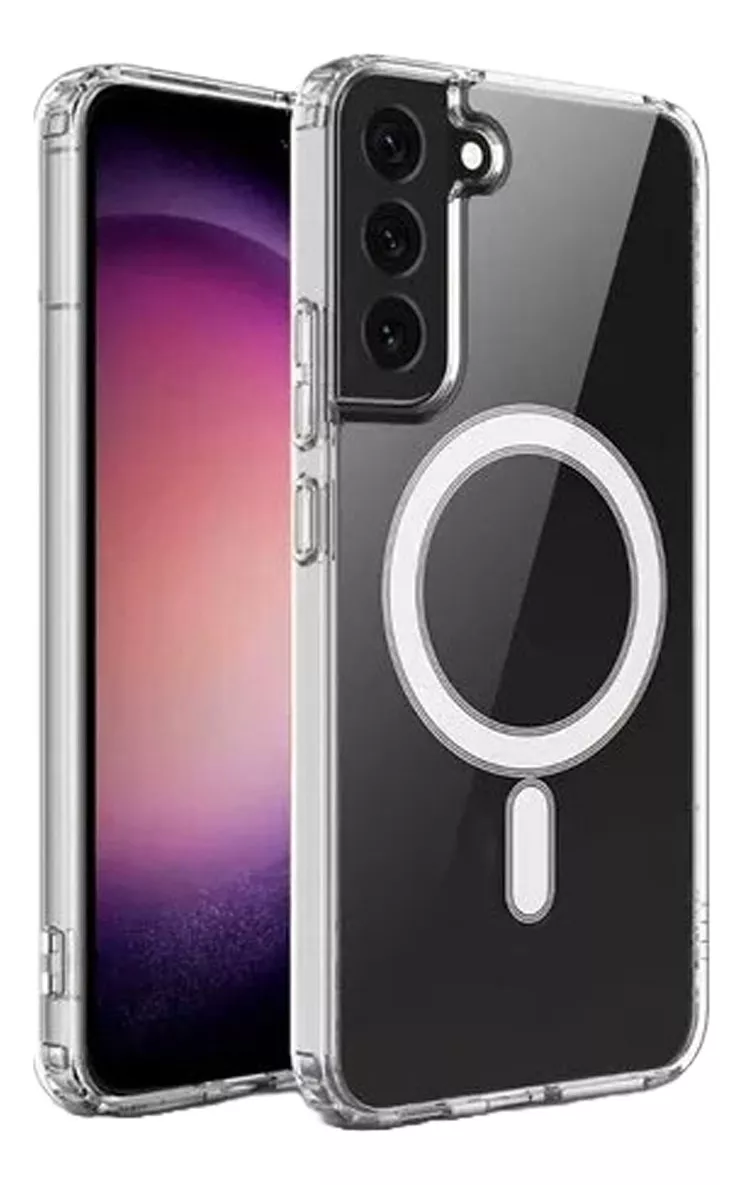 Foto 2 pulgar | Funda Para Galaxy S25 Plus Magnetic Clear Kiosla Tpu Premium