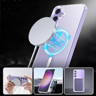 Foto 2 | Funda Para Galaxy S25 Plus Magnetic Clear Kiosla Tpu Premium