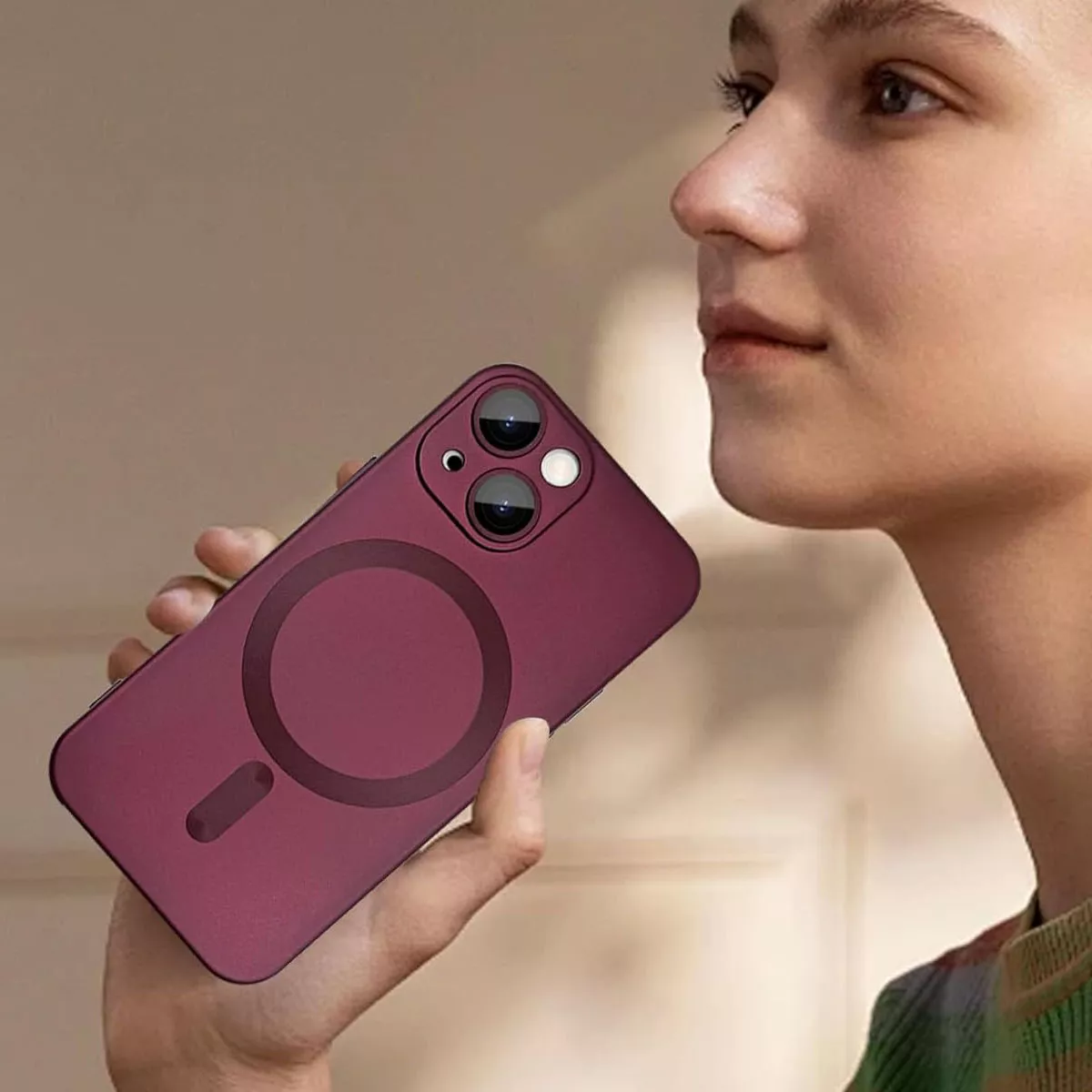 Foto 4 pulgar | Funda Para Iphone 15 Normal Soft Shell Magnetic Tpu Flexible