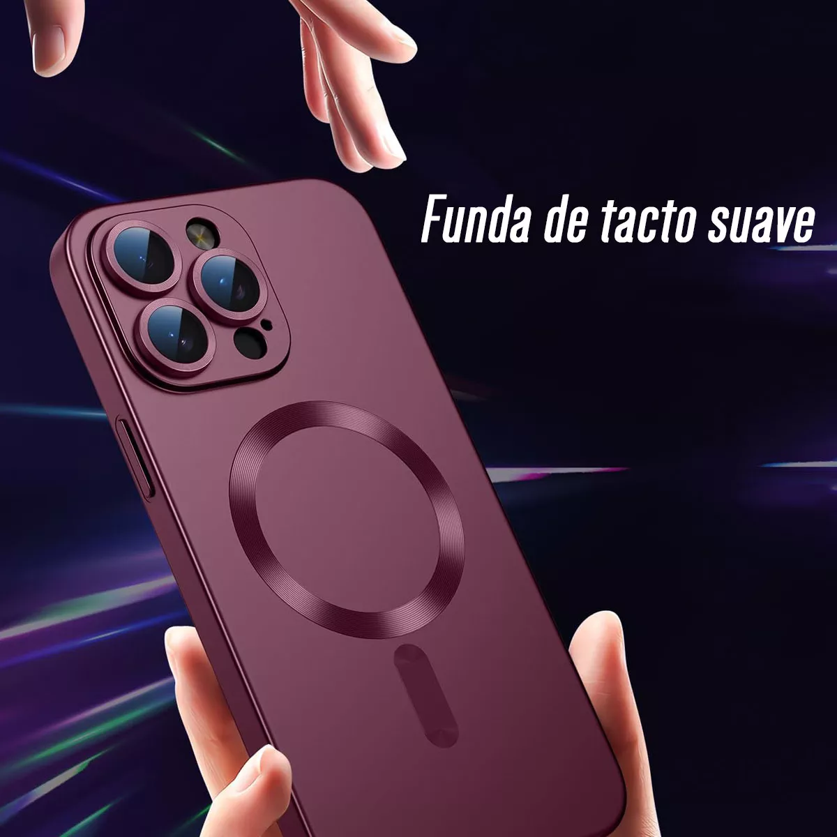 Foto 3 pulgar | Funda Para Iphone 13 Pro Max Soft Shell Magnetic Tpu Flexibl