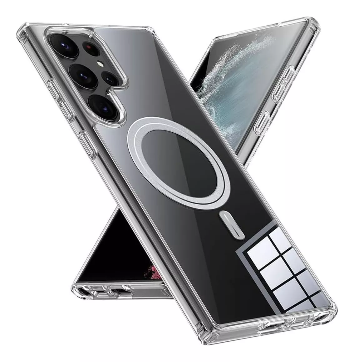 Funda Para Galaxy S25 Ultra Magnetic Clear Kiosla Tpu Premium