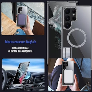 Foto 3 | Funda Para Galaxy S25 Ultra Magnetic Clear Kiosla Tpu Premium