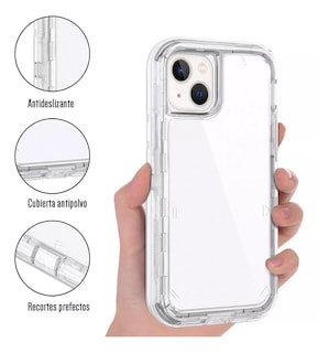 Foto 2 | Funda Para Iphone 13 Antishock 3 Capas Esquinas Reforzadas