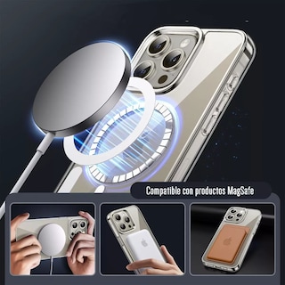 Foto 3 | Funda Para Iphone 16 Pro Max Magnetic Clear Kiosla Tpu Premium