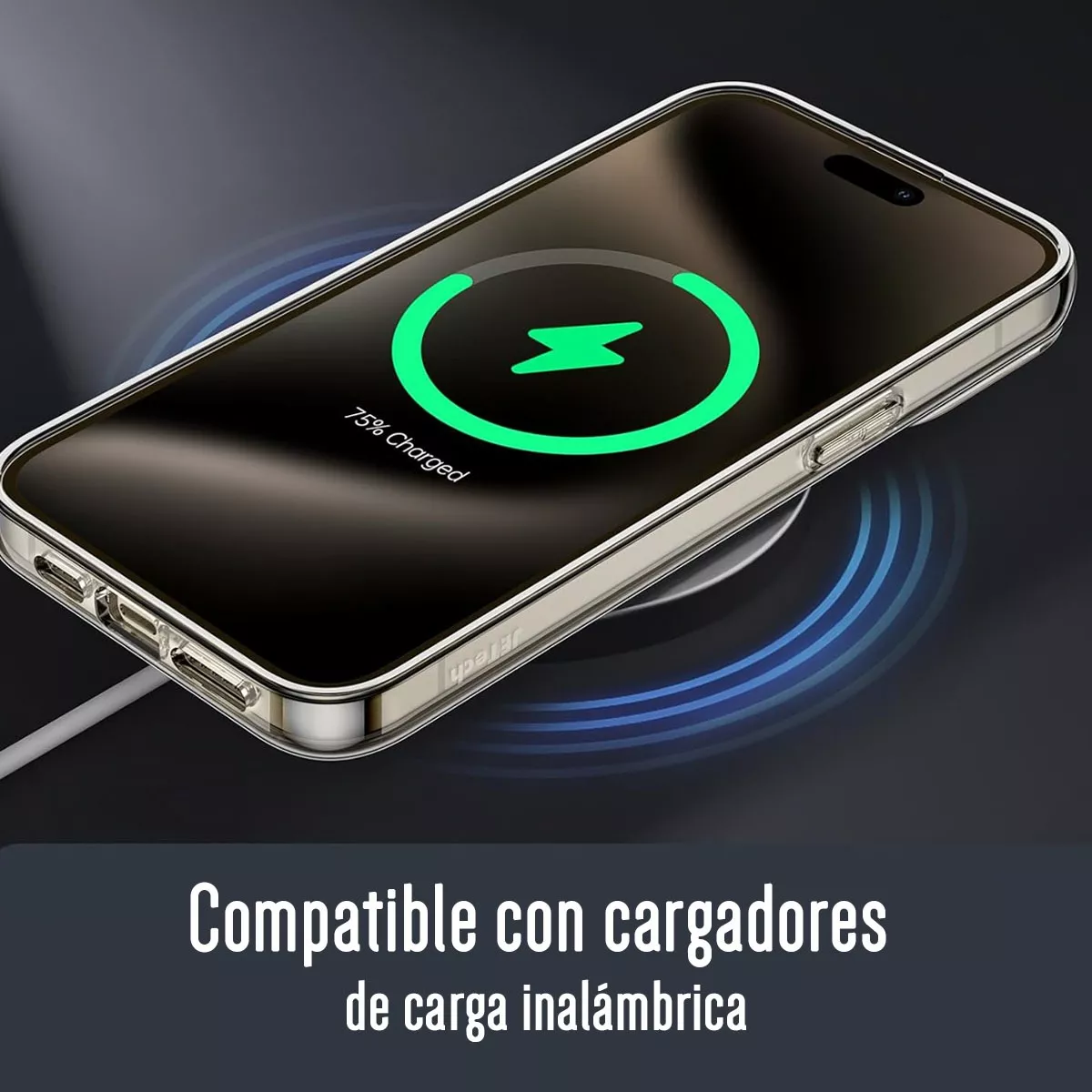Foto 5 pulgar | Funda Para Iphone 16 Pro Max Magnetic Clear Kiosla Tpu Premium