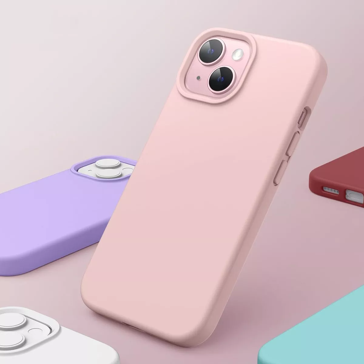 Foto 5 pulgar | Funda Para Iphone 14 Silicon Suave Premium Interior Afelpado Antigolpes