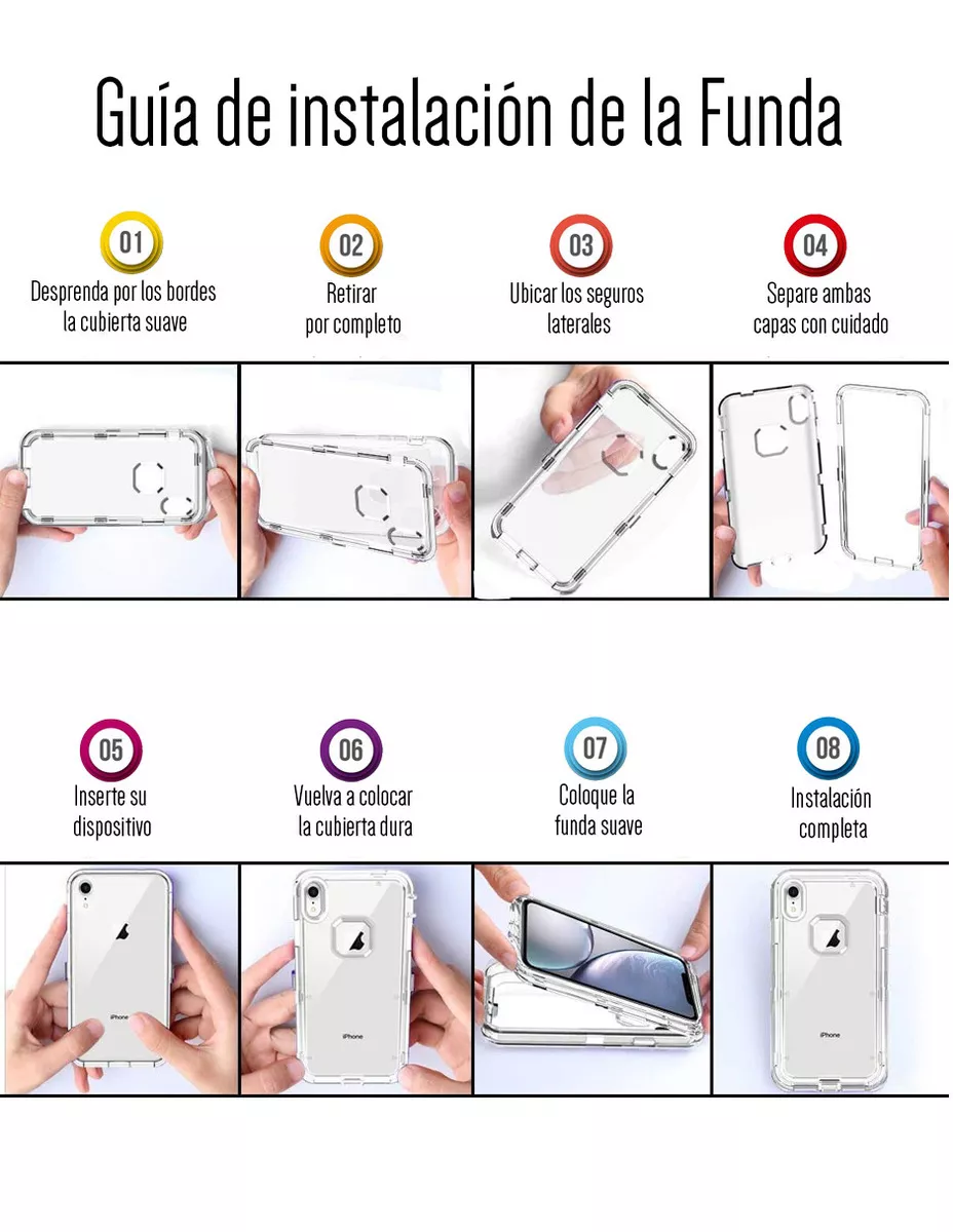 Foto 6 | Funda Para Galaxy S24 Ultra Uso Rudo Reforzada Antigolpes