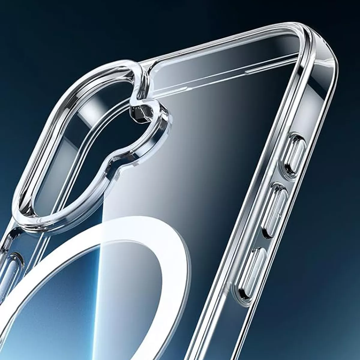 Foto 5 pulgar | Funda Para Iphone 16 Normal Magnetic Clear Kiosla Tpu Premium