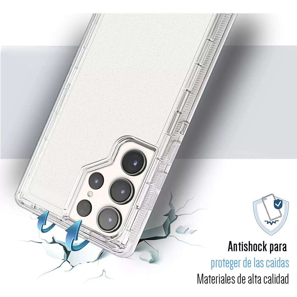 Foto 4 pulgar | Funda Para Galaxy S22 Ultra Uso Rudo Esquinas Reforzada Antishock