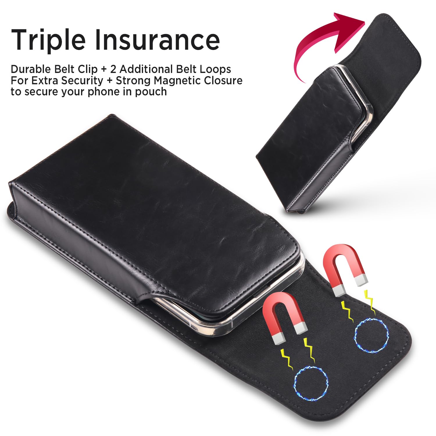 Foto 5 pulgar | Funda De Teléfono Móvil Miimall Para Iphone 16/16 Pro Y Galaxy S25 - Venta Internacional.