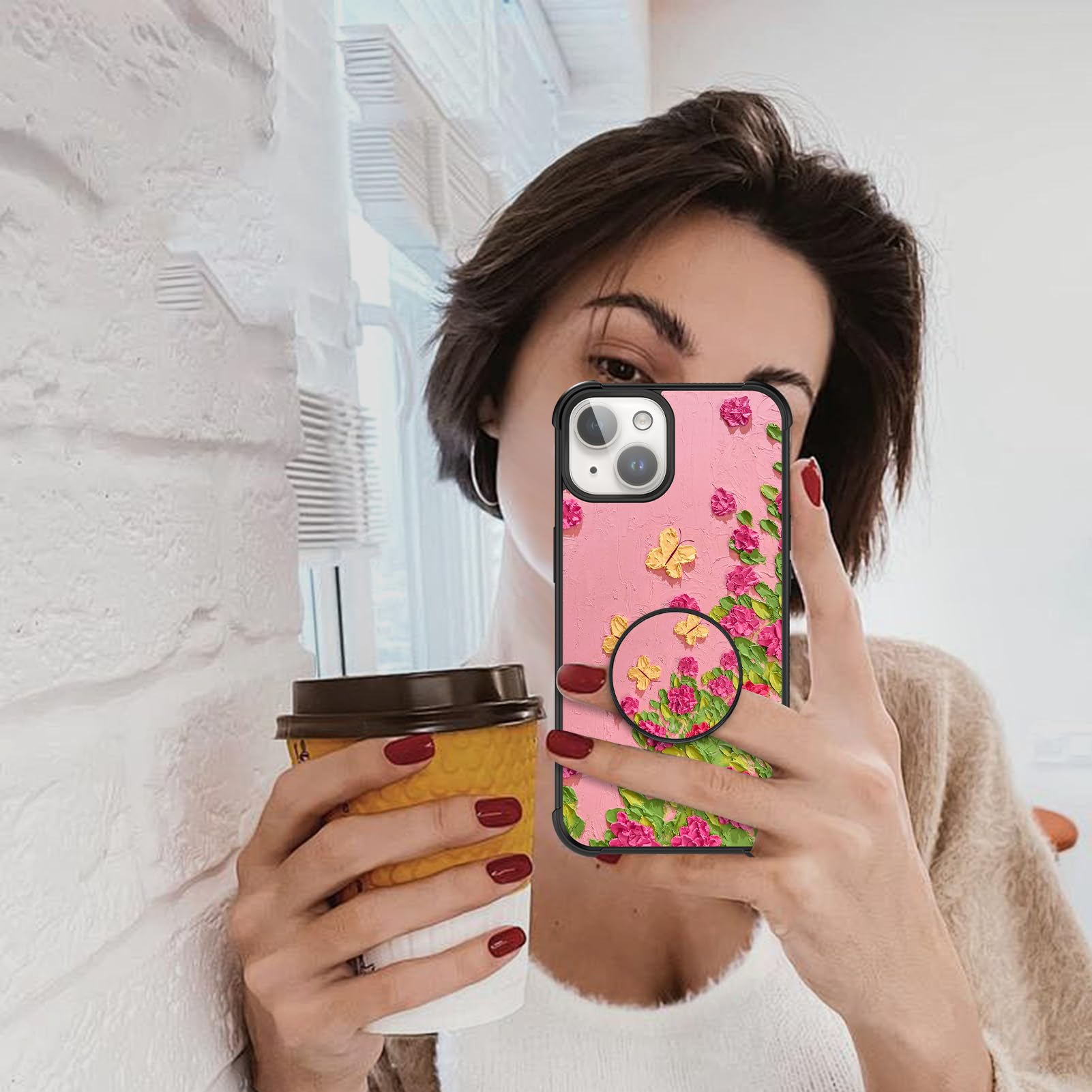 Foto 6 pulgar | Funda De Teléfono Kanghar Diseñada Para Iphone 14 Plus Con Acceso. - Venta Internacional.