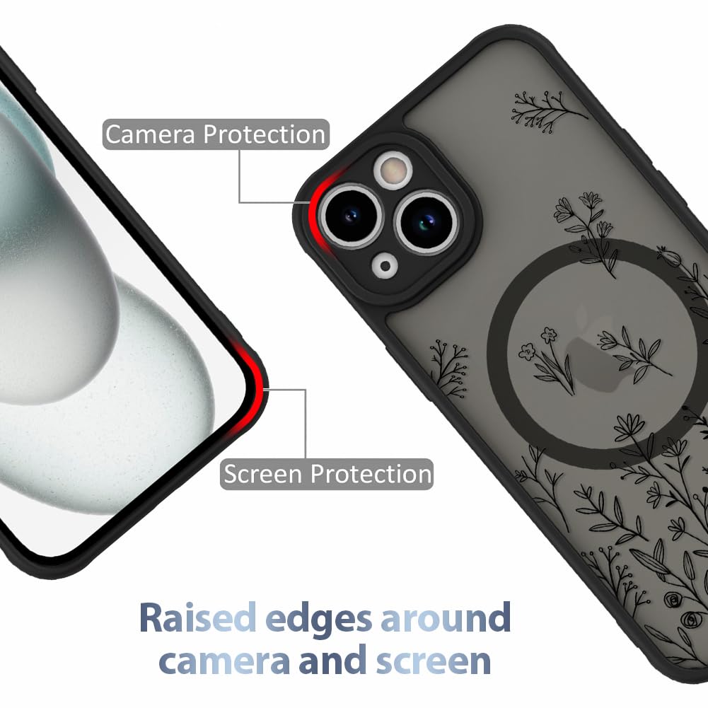 Foto 3 pulgar | Funda Magnética Aigomara Para Iphone 15 Con Magsafe Black - Venta Internacional.