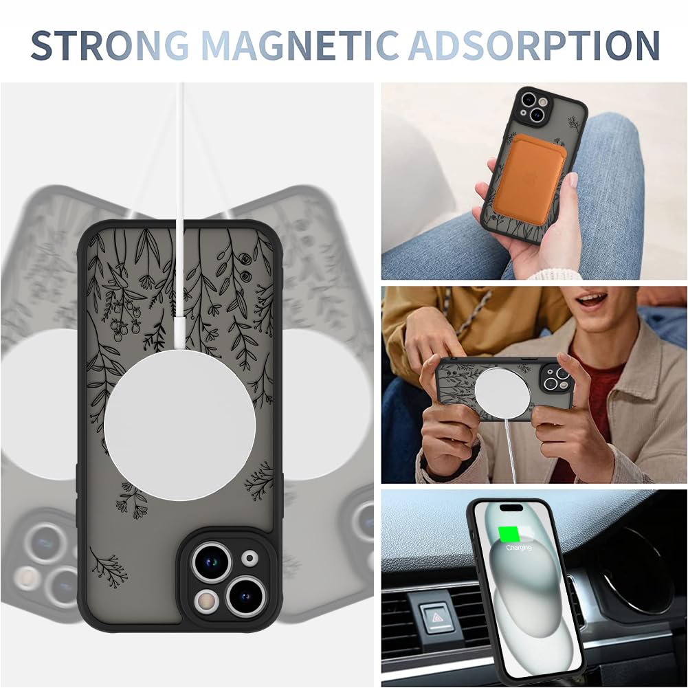 Foto 4 pulgar | Funda Magnética Aigomara Para Iphone 15 Con Magsafe Black - Venta Internacional.