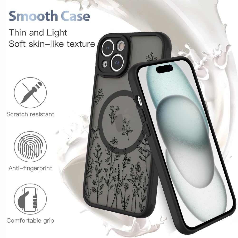 Foto 6 pulgar | Funda Magnética Aigomara Para Iphone 15 Con Magsafe Black - Venta Internacional.