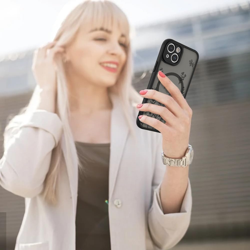 Foto 6 | Funda Magnética Aigomara Para Iphone 15 Con Magsafe Black - Venta Internacional.