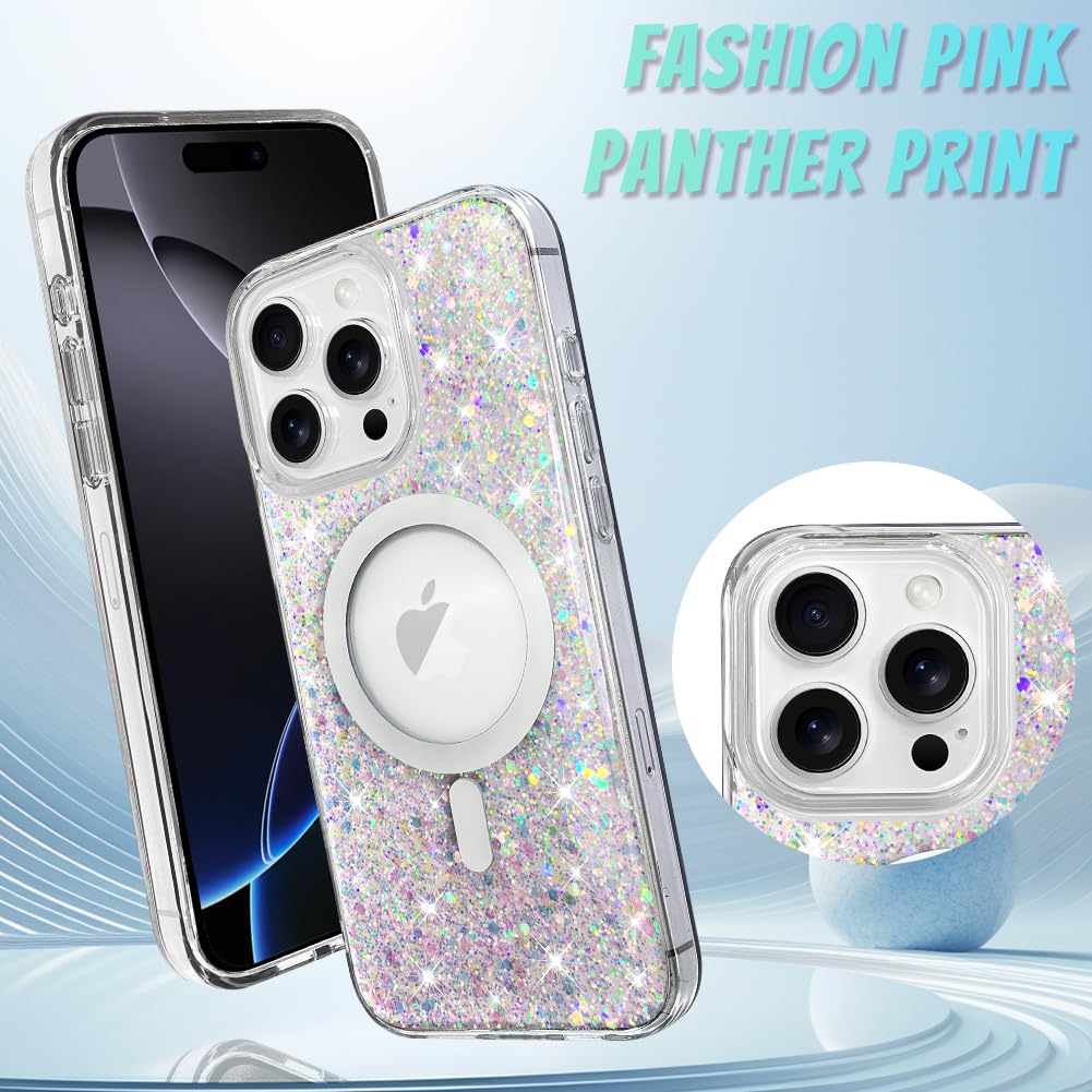 Foto 3 pulgar | Funda Bonoma Para Iphone 16 Pro Max Sparkly Glitter - Venta Internacional.