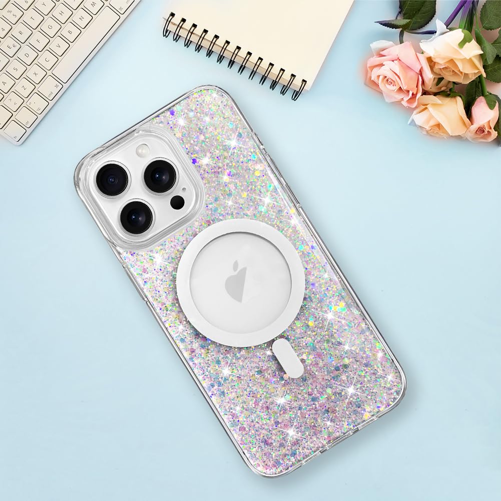 Foto 7 pulgar | Funda Bonoma Para Iphone 16 Pro Max Sparkly Glitter - Venta Internacional.