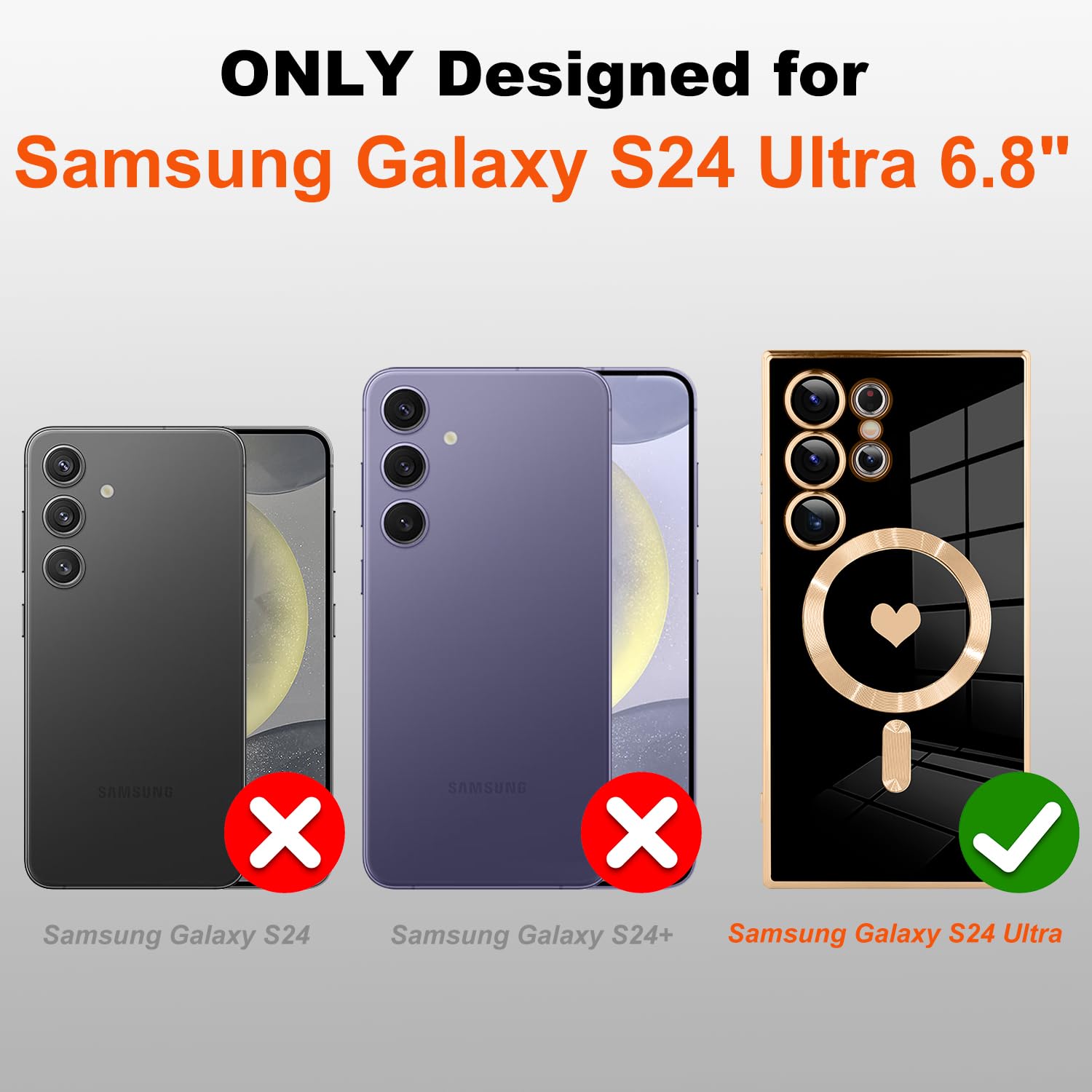 Foto 8 pulgar | Funda Magnética Aigomara Para Samsung Galaxy S24 Ultra - Venta Internacional.