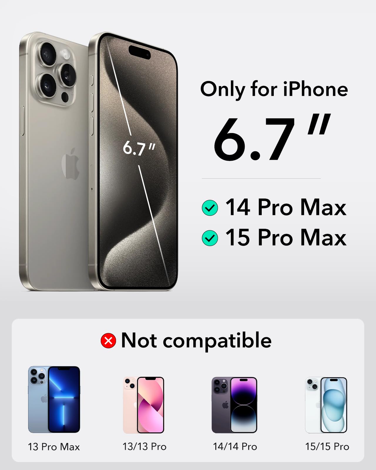 Foto 3 pulgar | Funda De Teléfono Impermeable Esr Para Iphone 15 Pro Max /14 Pro Max - Venta Internacional.