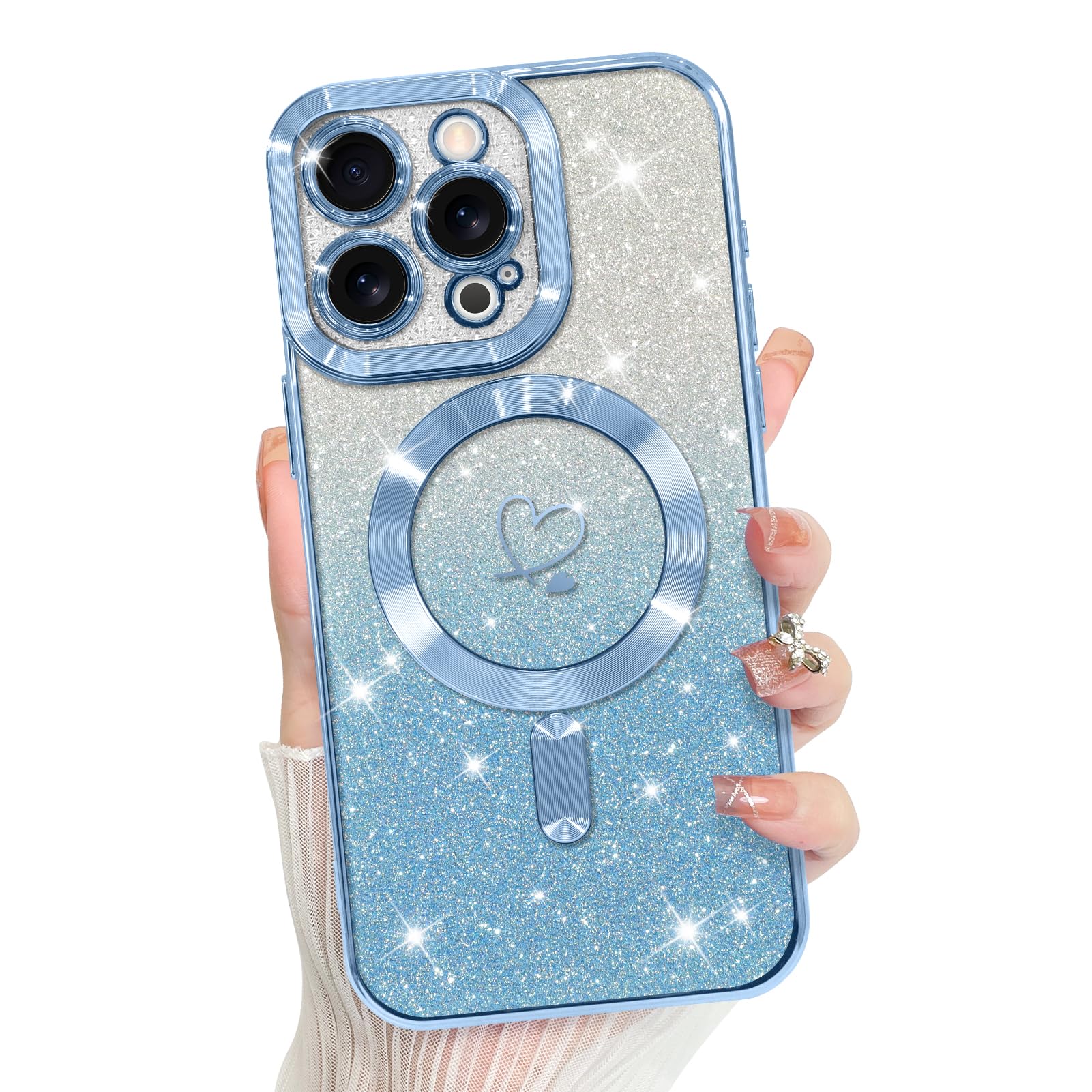 Foto 2 pulgar | Funda Para Teléfono Bonoma Compatible Con Iphone 15 Pro Max - Azul - Venta Internacional.