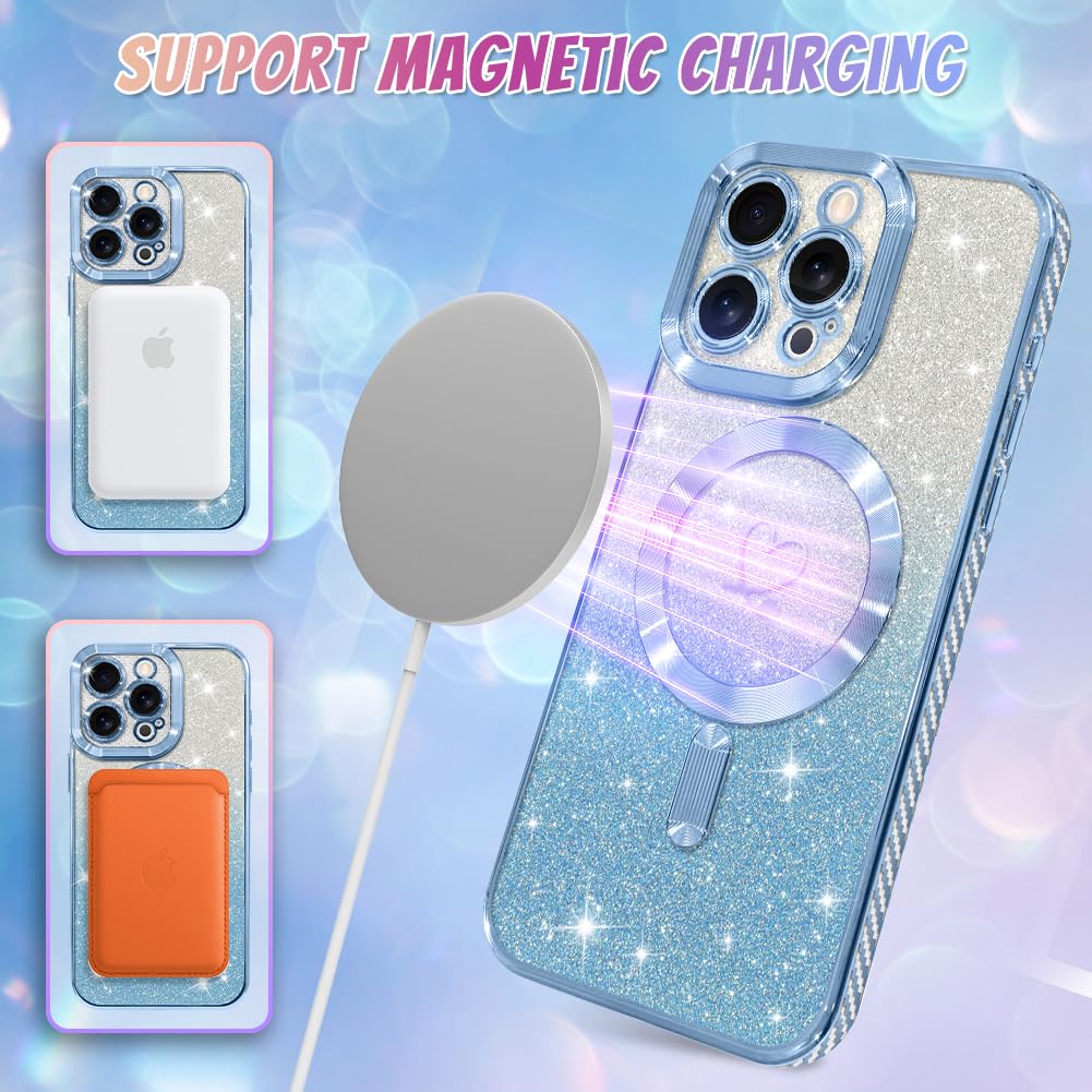 Foto 6 pulgar | Funda Para Teléfono Bonoma Compatible Con Iphone 15 Pro Max - Azul - Venta Internacional.