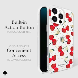 Foto 4 | Funda De Teléfono Kate Spade New York Para Iphone 16 Pro Max Cherry Dot - Venta Internacional.