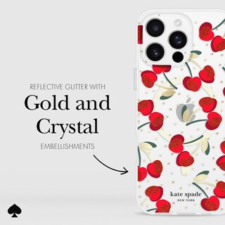Foto 5 | Funda De Teléfono Kate Spade New York Para Iphone 16 Pro Max Cherry Dot - Venta Internacional.