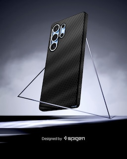 Foto 3 | Funda Spigen Liquid Air Para Samsung Galaxy S25 Ultra, Color Negro - Venta Internacional.