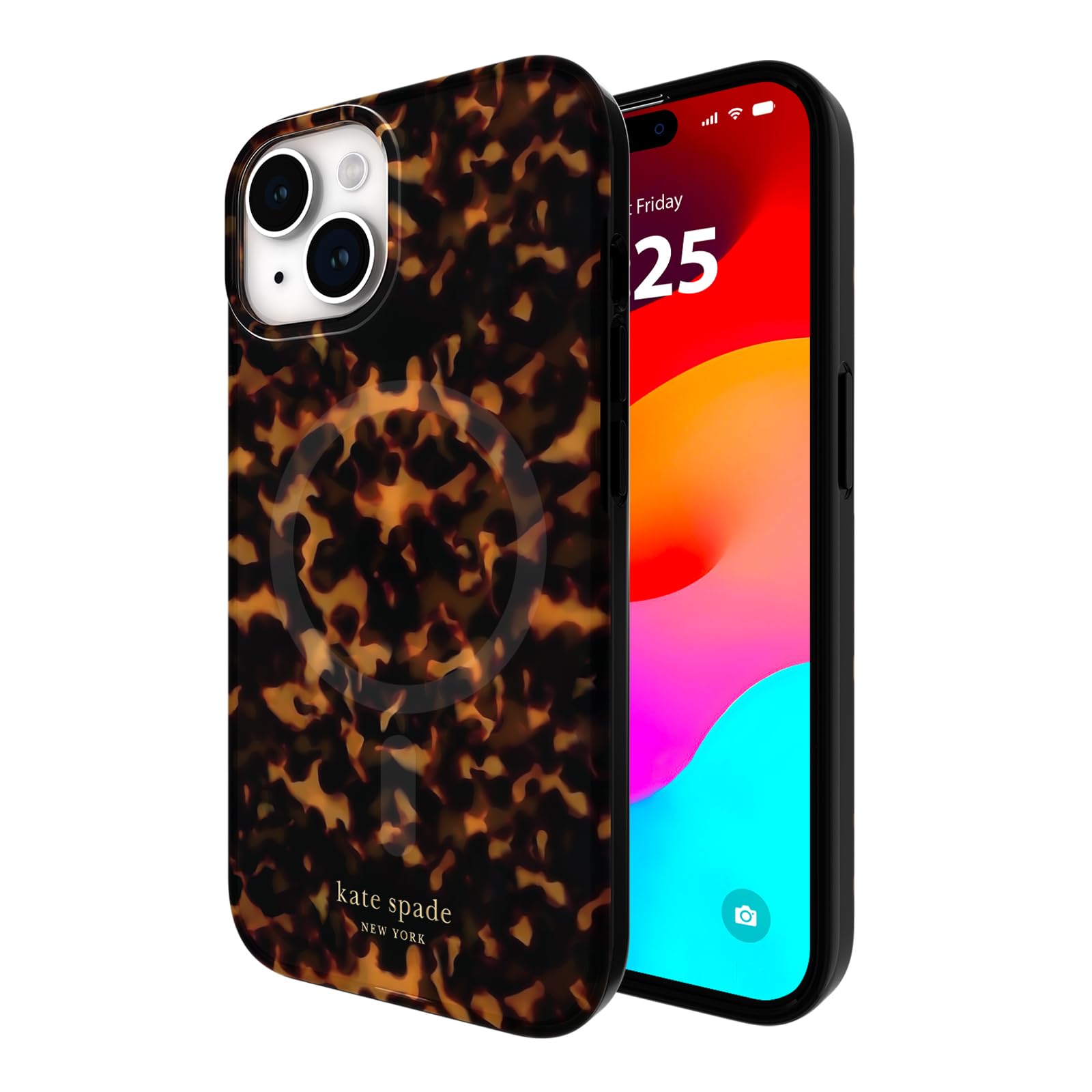 Foto 1 | Funda De Teléfono Kate Spade New York Tortoiseshell Para Iphone 15/14/13 - Venta Internacional.