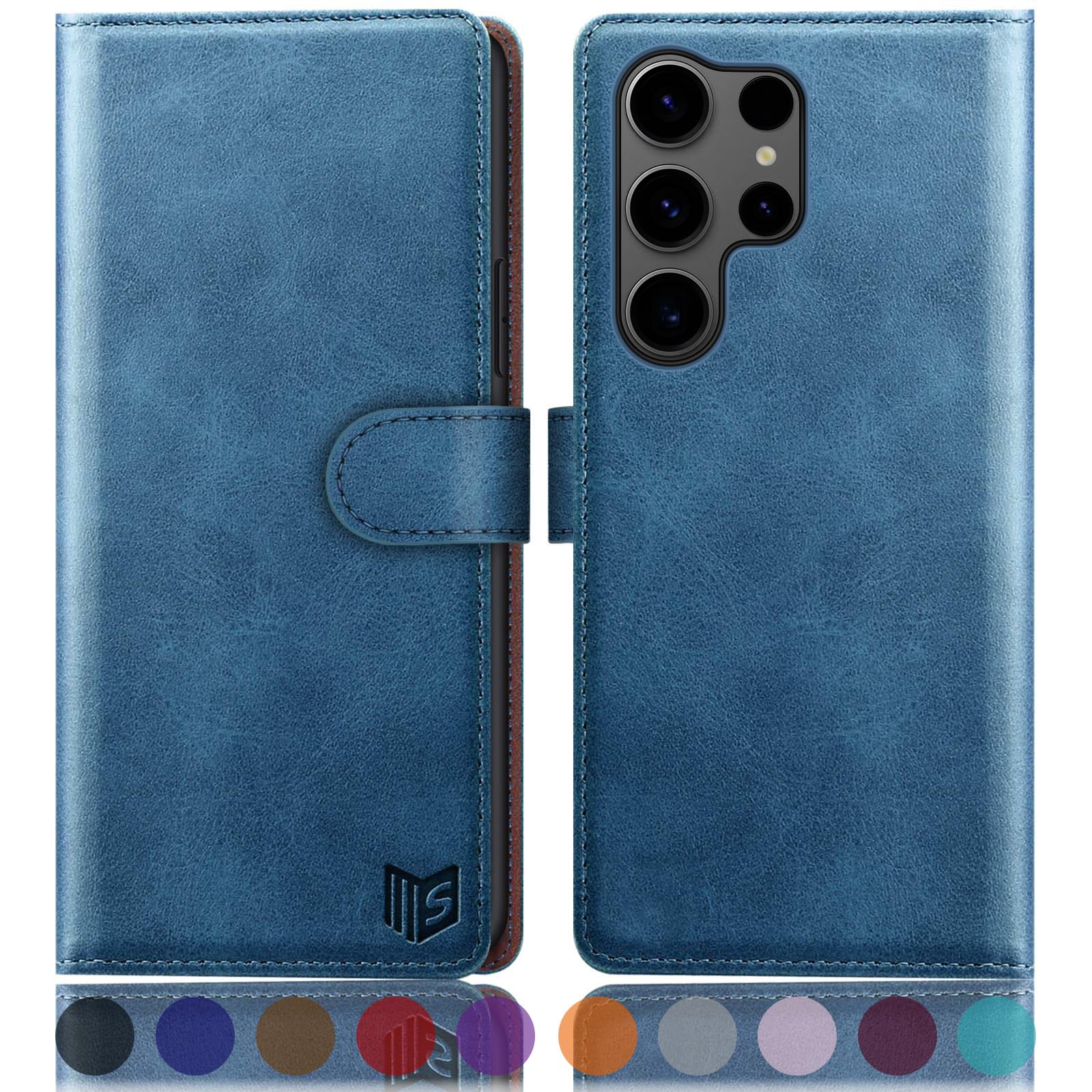 Foto 1 | Funda Tipo Cartera Suanpot Compatible Con Samsung Galaxy S25 Ultra - Venta Internacional.