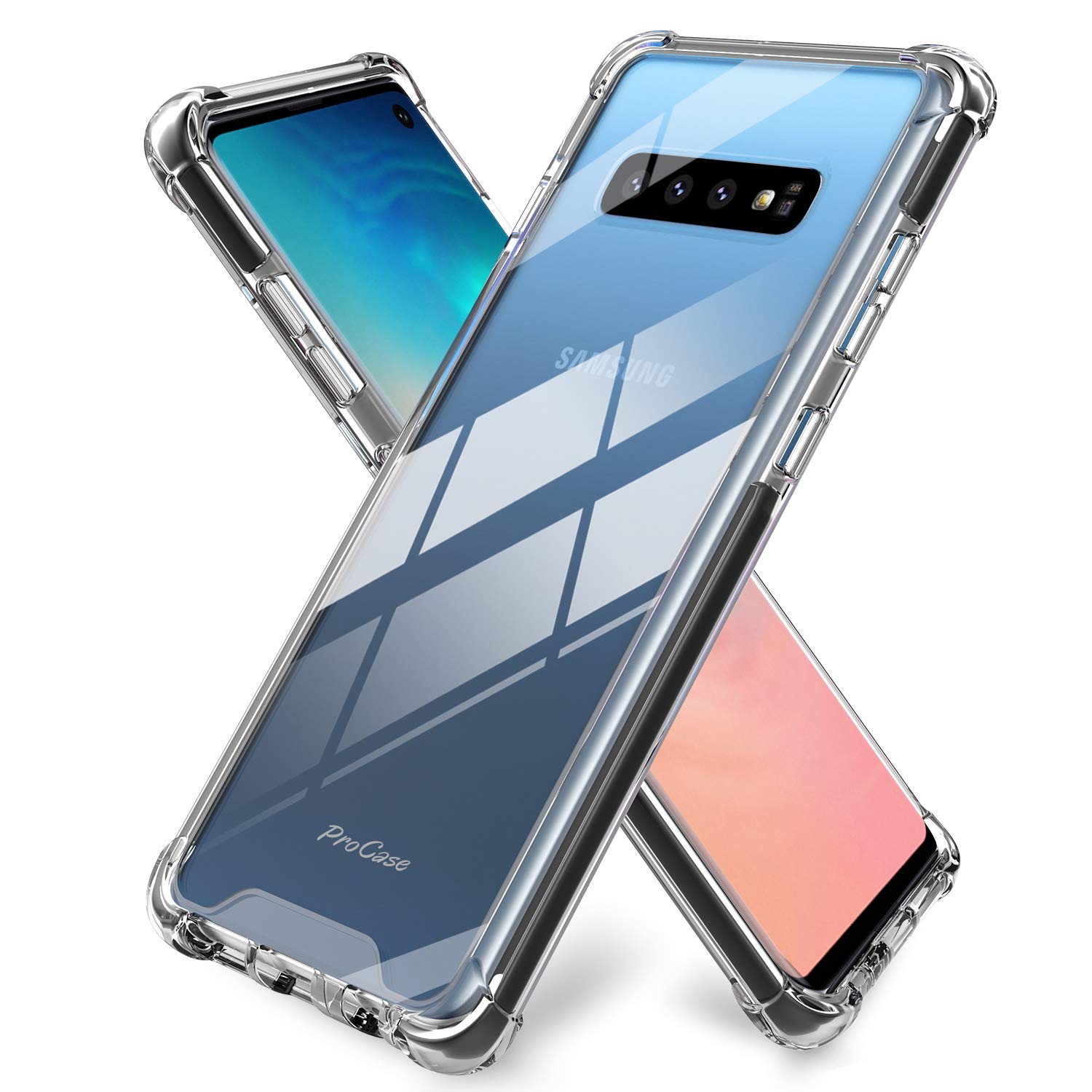 Foto 2 pulgar | Funda Procase De Tpu Transparente Para Galaxy S10 Con Esquinas Reforzadas - Venta Internacional.