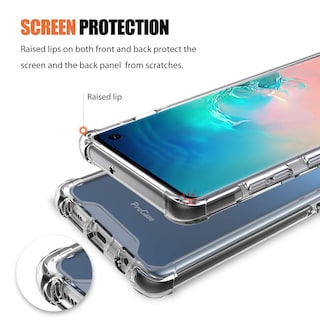 Foto 3 | Funda Procase De Tpu Transparente Para Galaxy S10 Con Esquinas Reforzadas - Venta Internacional.